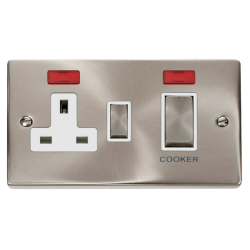 VPSC505WH Deco Ingot 45A DP Switch + 13A Switched