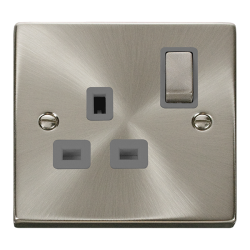 VPSC535GY Deco 13A Ingot 1 Gang Double Pole Switch
