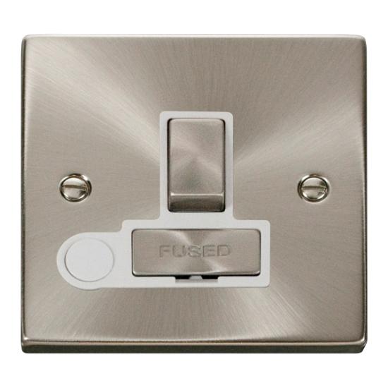 VPSC551WH Deco 13A Fused 'Ingot' Switched Connecti