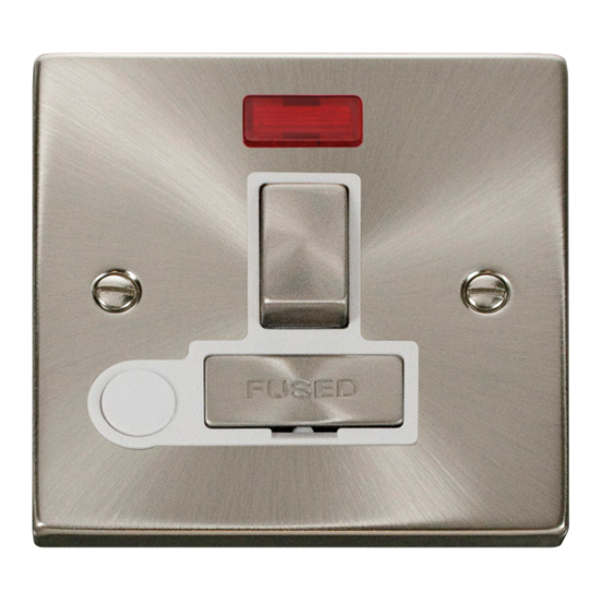 VPSC552WH Deco 13A Fused 'Ingot' Switched Connecti