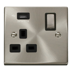 VPSC571UBK Deco 1G SKT USB 2.1A DECO