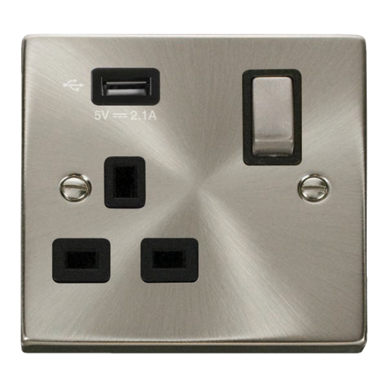 VPSC571UBK Deco 1G SKT USB 2.1A DECO