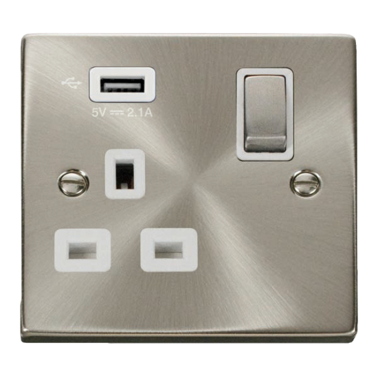 VPSC571UWH Deco 1G SKT USB 2.1A DECO