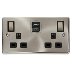 VPSC586BK Deco 2G 13A SW SKT 4.2A A&C USB INGOT VP