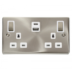 VPSC586WH Deco 2G 13A SW SKT 4.2A A&C USB INGOT VP