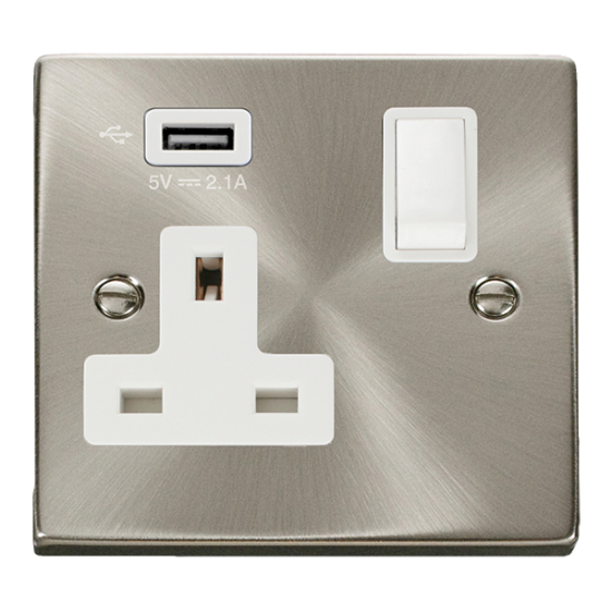 VPSC771UWH Deco 1G SKT USB 2.1A DECO