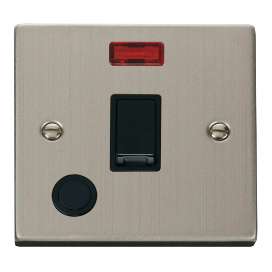 VPSS023BK Deco 20A 1 Gang DP Switch With Flex Outl