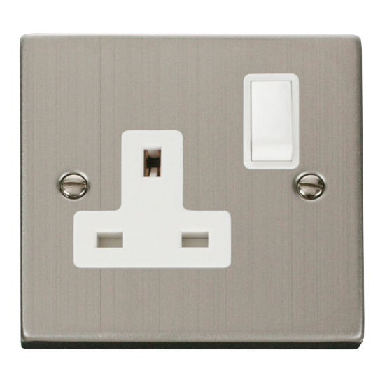 VPSS035WH Deco 1 Gang 13A DP Switched Socket Outle