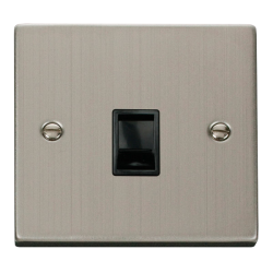 VPSS115BK Deco Single RJ11 Socket  (Ireland/USA) -