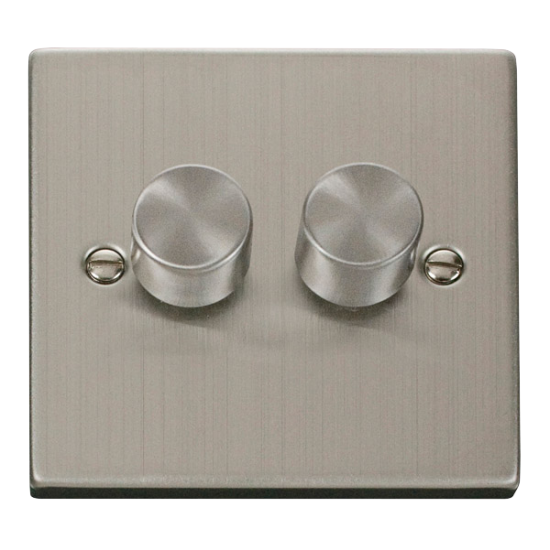 VPSS162 Deco VPSS 2GANG 2WAY 100W LED DIMMER SWITC