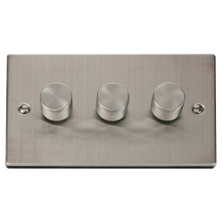 VPSS163 Deco VPSS 3GANG 2WAY 100W LED DIMMER SWITC