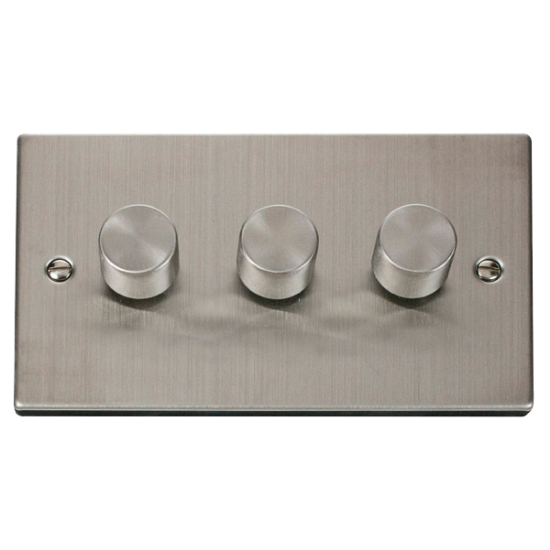 VPSS163 Deco VPSS 3GANG 2WAY 100W LED DIMMER SWITC
