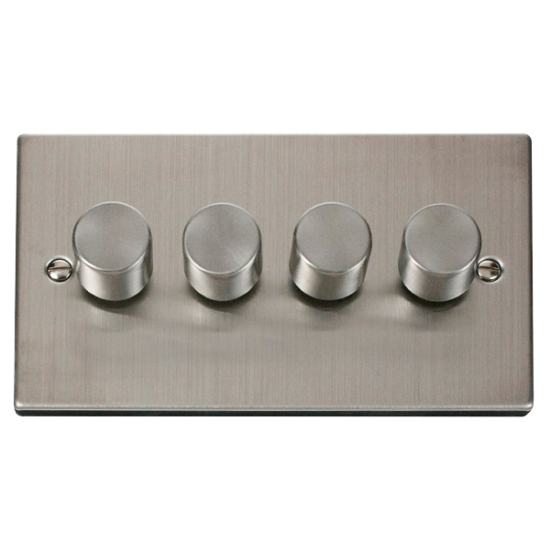 VPSS164 Deco VPSS 4GANG 2WAY 75W LED DIMMER SWITCH