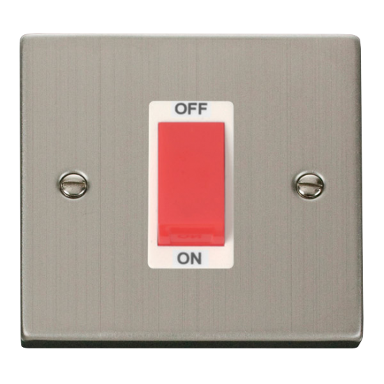 VPSS200WH Deco 1 Gang 45A DP Switch - White