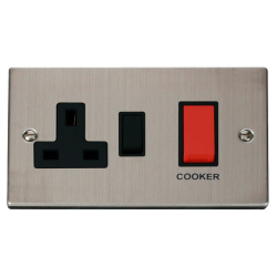 VPSS204BK Deco 45A DP Switch + 13A Switched Socket