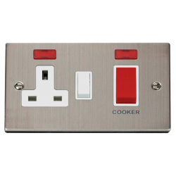 VPSS205WH Deco 45A DP Switch + 13A Switched Socket
