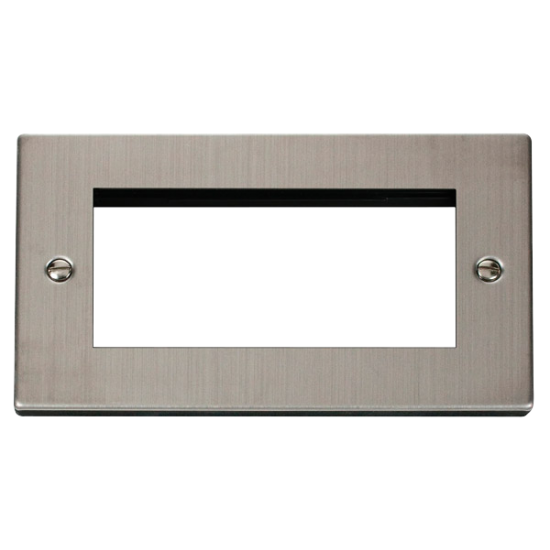 VPSS312 Deco Double Plate (Quad Media Module Apert