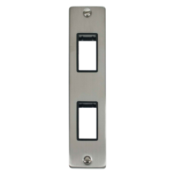 VPSS472BK Deco Double Architrave Plate & Aperture
