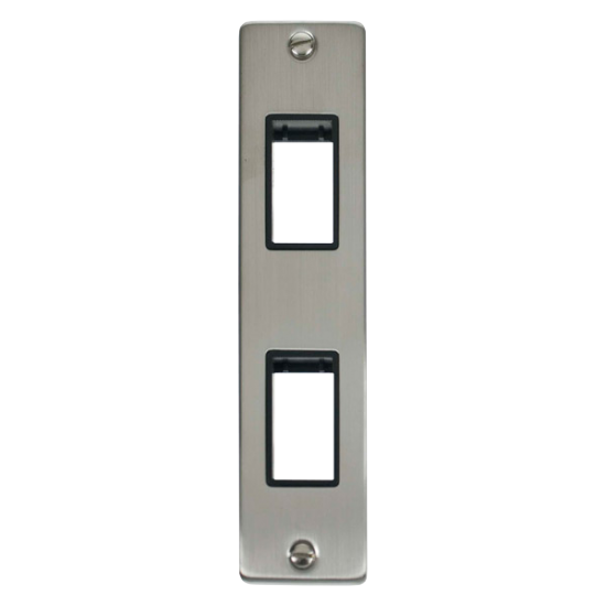 VPSS472BK Deco Double Architrave Plate & Aperture