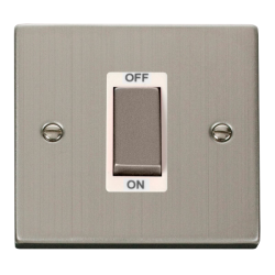 VPSS500WH Deco Ingot 1 Gang 45A DP Switch - White