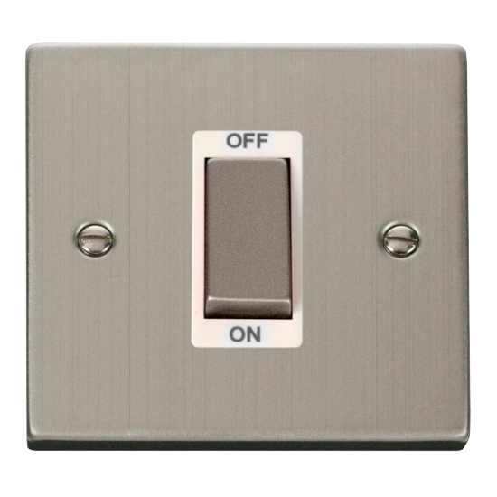 VPSS500WH Deco Ingot 1 Gang 45A DP Switch - White