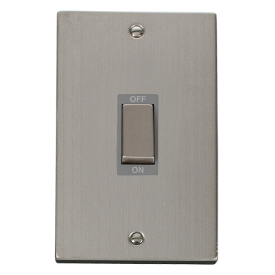 VPSS502GY Deco 50A Ingot 2 Gang (Vertica) Double P