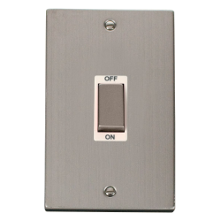 VPSS502WH Deco Ingot 2 Gang 45A DP Switch - White