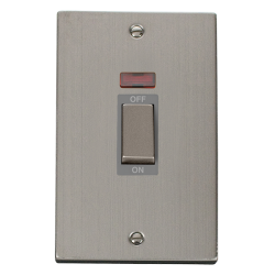 VPSS503GY Deco 50A Ingot 2 Gang (Vertica) Double P