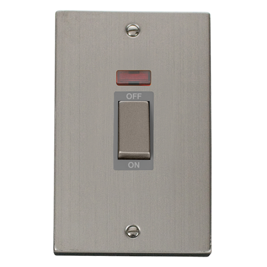 VPSS503GY Deco 50A Ingot 2 Gang (Vertica) Double P