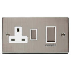 VPSS504WH Deco Ingot 45A DP Switch + 13A Switched