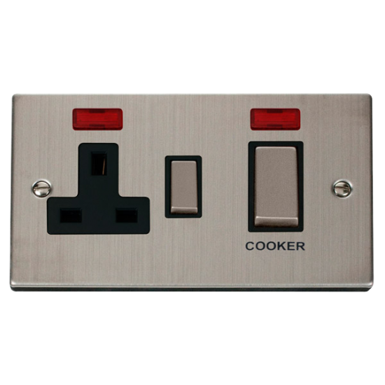 VPSS505BK Deco Ingot 45A DP Switch + 13A Switched