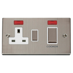 VPSS505WH Deco Ingot 45A DP Switch + 13A Switched