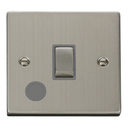 VPSS522GY Deco 20A Ingot Double Pole Plate Switch