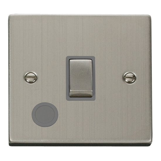 VPSS522GY Deco 20A Ingot Double Pole Plate Switch