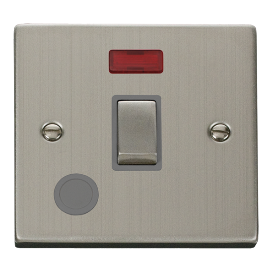 VPSS523GY Deco 20A Ingot Double Pole Plate Switch