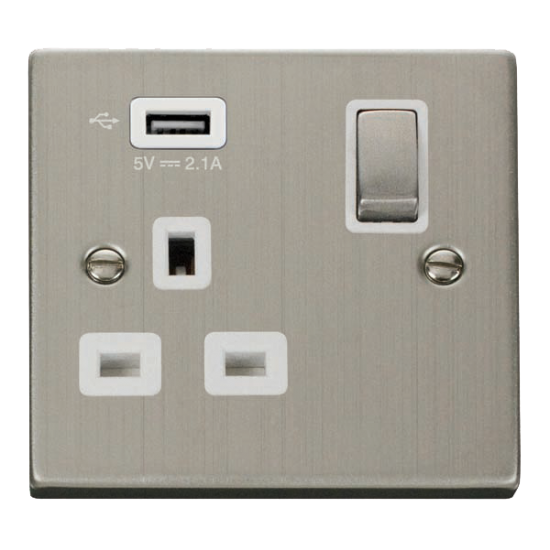 VPSS571UWH Deco 1G SKT USB 2.1A DECO