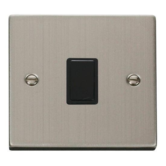VPSS622BK Deco 20A 1 Gang DP Switch - Black