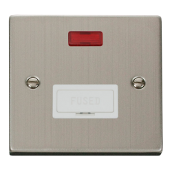 VPSS653WH Deco 13A Fused Connection Unit With Neon