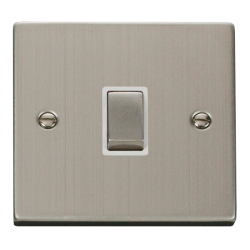 VPSS722WH Deco 20A 1 Gang DP 'Ingot' Switch - Whit