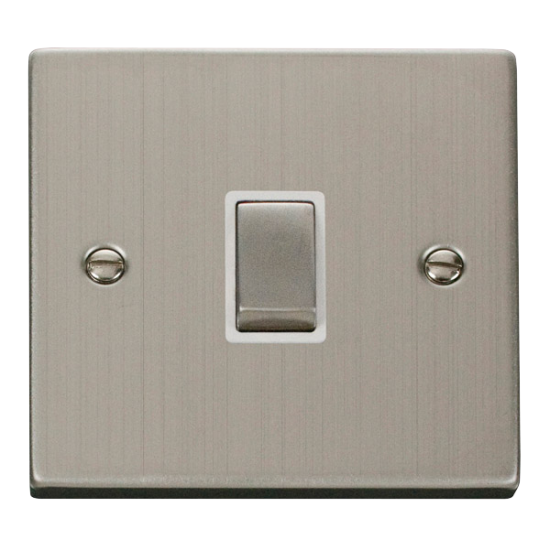 VPSS722WH Deco 20A 1 Gang DP 'Ingot' Switch - Whit