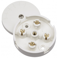 Click Scolmore WA070 Junction Box 4 Terminal 5A 60mm White