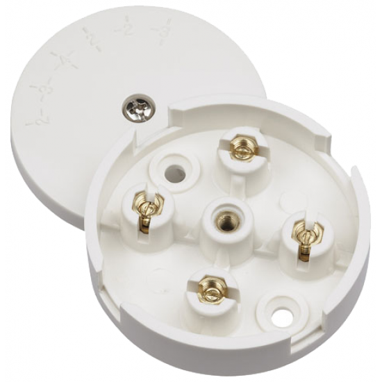 Click Scolmore WA070 Junction Box 4 Terminal 5A 60mm 