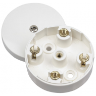 Click Scolmore WA074 Junction Box 4 Terminal 20A 60mm White