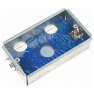 Click Scolmore WA4235 2 Gang Fire Guard Dry Lining Box 35mm Deep