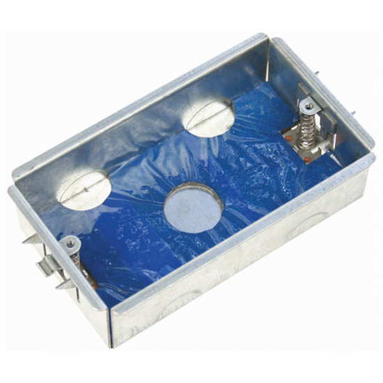 Click Scolmore WA4235 2 Gang Fire Guard Dry Lining Box 35mm Deep