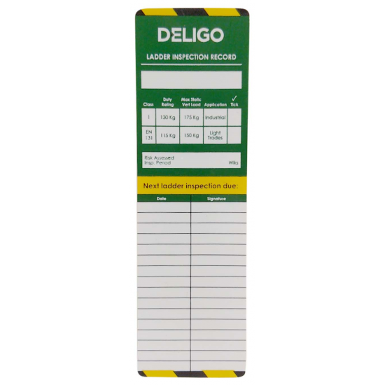 Deligo LWC Ladder Warning Tag Insert (10- Pack)
