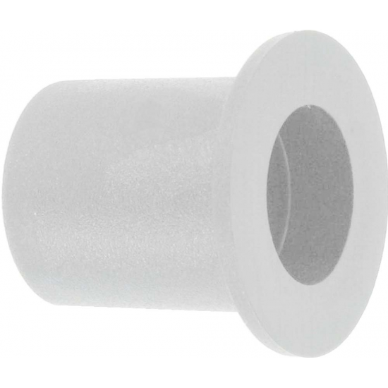 Deligo REC10W Rod End Cap 10mm Plas Whi