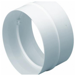 National Ventilation MONV0028 100mm Round Solid Ducting Coupler