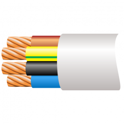 3183B White Flex 3core 1.5mm LSF