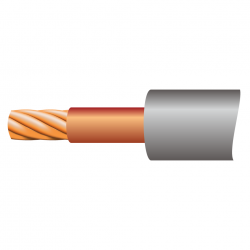 Double Insulated Brown/Grey Cable 25mm (6181Y)